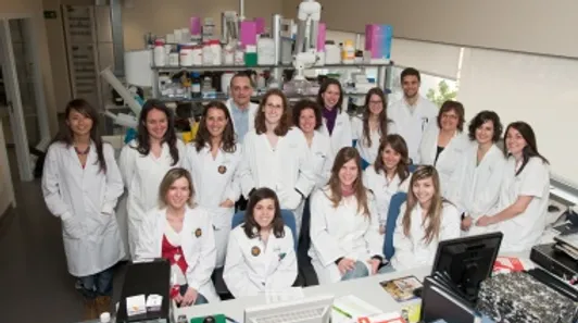 Gaël Roue with his team